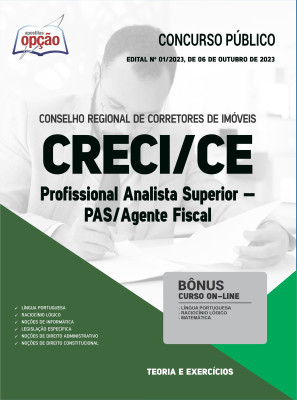Apostila CRECI-CE - Profissional Analista Superior - PAS/Agente Fiscal