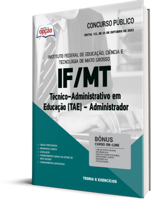 Apostila IFMT - Técnico-Administrativo em Educação (TAE) - Administrador