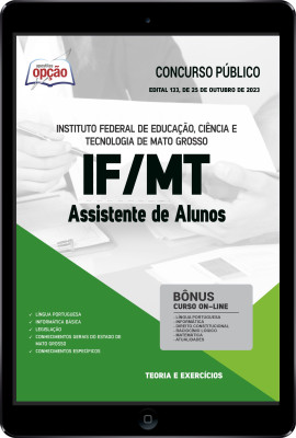 Apostila IFMT em PDF - Assistente de Alunos