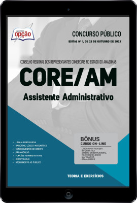Apostila CORE-AM em PDF - Assistente Administrativo