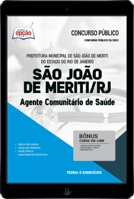 Apostila Prefeitura de São João de Meriti - RJ em PDF - Agente Comunitário de Saúde