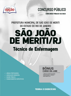 Apostila Prefeitura de São João de Meriti - RJ - Técnico de Enfermagem