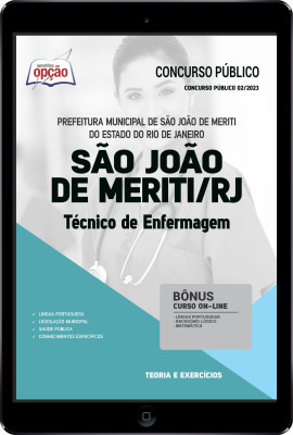 Apostila Prefeitura de São João de Meriti - RJ em PDF - Técnico de Enfermagem