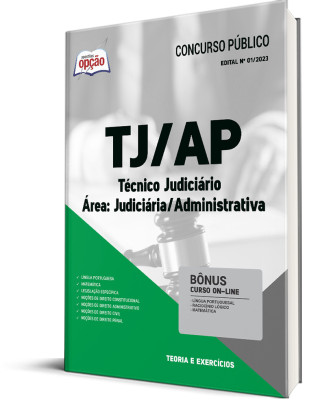 Apostila TJ-AP - Técnico Judiciário - Área: Judiciária/Administrativa