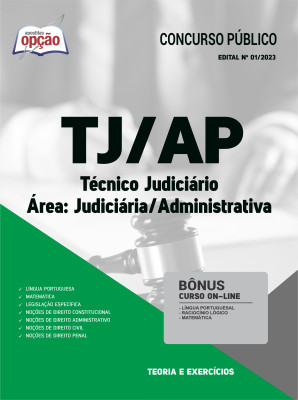 Apostila TJ-AP - Técnico Judiciário - Área: Judiciária/Administrativa