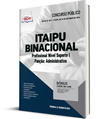 Apostila Itaipu Binacional - Profissional Nível Suporte I - Função: Administrativo