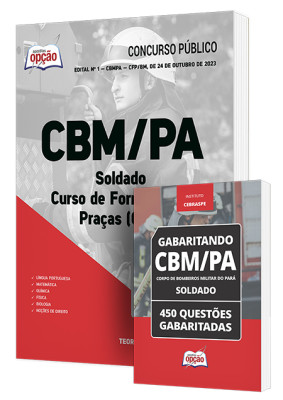 Combo Impresso CBM-PA - Soldado - Curso de Formação de Praças (CFP)