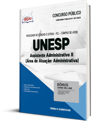 Apostila UNESP - Assistente Administrativo II (Área de Atuação: Administrativa)