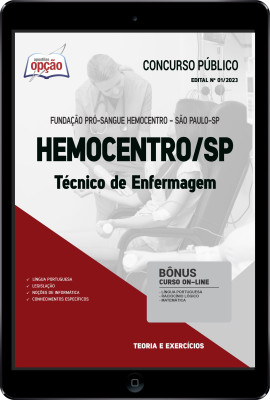 Apostila HEMOCENTRO-SP em PDF - Técnico de Enfermagem