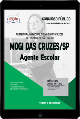 Apostila Prefeitura de Mogi das Cruzes - SP em PDF - Agente Escolar