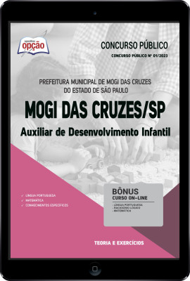 Apostila Prefeitura de Mogi das Cruzes - SP em PDF - Auxiliar de Desenvolvimento Infantil
