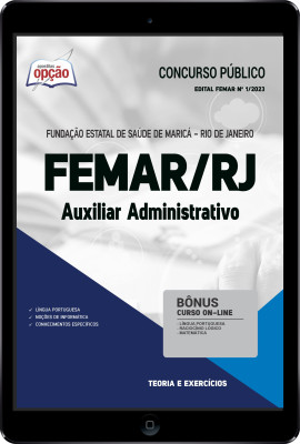 Apostila FEMAR-RJ em PDF - Auxiliar Administrativo