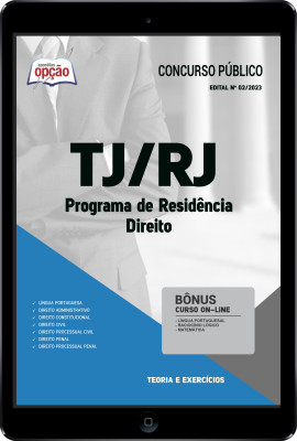 Apostila TJ-RJ em PDF - Programa de Residência - Direito