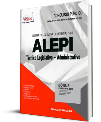 Apostila ALEPI - Técnico Legislativo - Administrativo