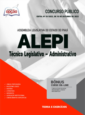 Apostila ALEPI - Técnico Legislativo - Administrativo