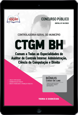 Apostila CTGM BH em PDF - Comum a Todas as Especialidades de Auditor de Controle Interno