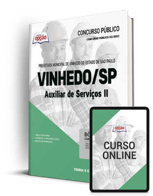 Apostila Prefeitura de Vinhedo - SP - Auxiliar de Serviços II