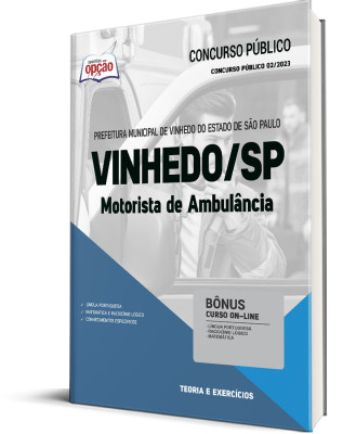 Apostila Prefeitura de Vinhedo - SP - Motorista de Ambulância