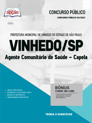 Apostila Prefeitura de Vinhedo - SP - Agente Comunitário de Saúde - Capela