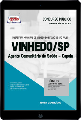Apostila Prefeitura de Vinhedo - SP em PDF - Agente Comunitário de Saúde - Capela