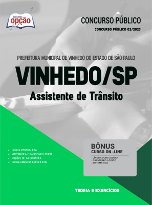 Apostila Prefeitura de Vinhedo - SP - Assistente de Trânsito