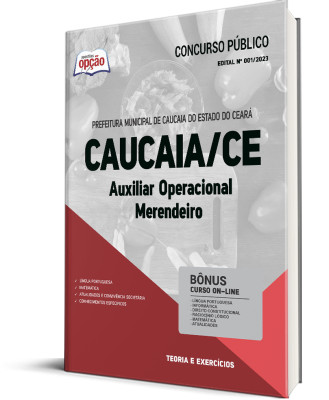 Apostila Prefeitura de Caucaia - CE - Auxiliar Operacional - Merendeiro