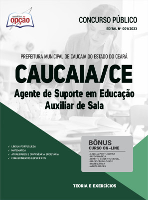 Apostila Prefeitura de Caucaia - CE - Agente de Suporte em Educação - Auxiliar de Sala