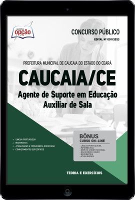 Apostila Prefeitura de Caucaia - CE em PDF - Agente de Suporte em Educação - Auxiliar de Sala