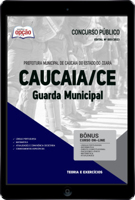 Apostila Prefeitura de Caucaia - CE em PDF - Guarda Municipal