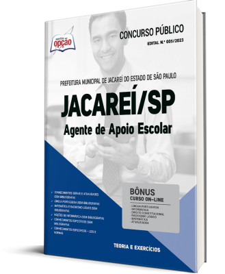 Apostila Prefeitura de Jacareí - SP - Agente de Apoio Escolar