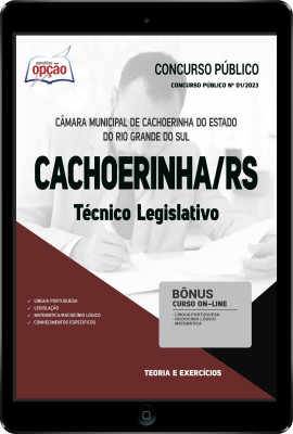 Apostila Câmara de Cachoeirinha - RS em PDF - Técnico Legislativo