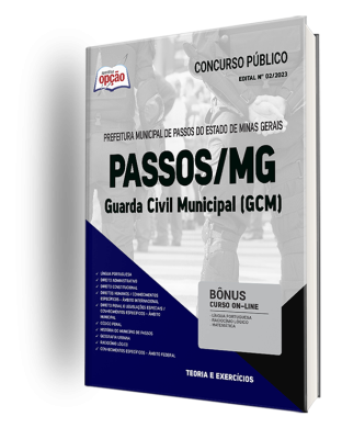 Apostila Prefeitura de Passos - MG - Guarda Civil Municipal (GCM)