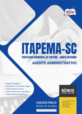 Apostila Prefeitura de Itapema - SC - Agente Administrativo