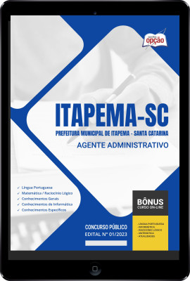 Apostila Prefeitura de Itapema - SC em PDF - Agente Administrativo