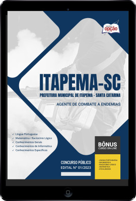Apostila Prefeitura de Itapema - SC em PDF - Agente de Combate a Endemias