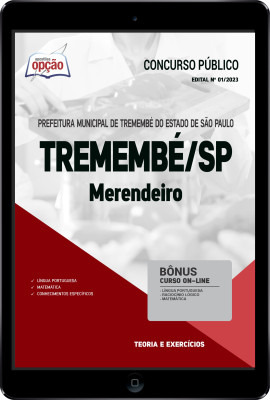Apostila Prefeitura de Tremembé - SP em PDF - Merendeiro