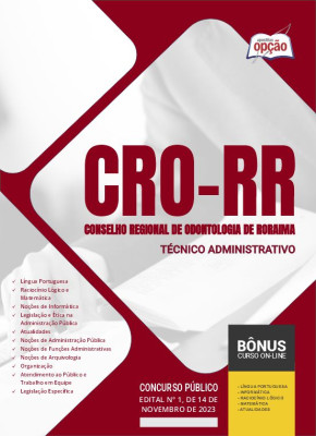 Apostila CRO-RR - Técnico Administrativo