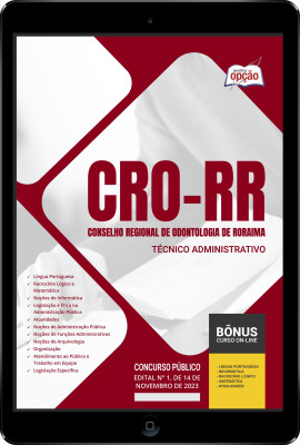 Apostila CRO-RR em PDF - Técnico Administrativo