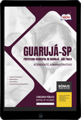 Apostila Prefeitura de Guarujá - SP em PDF - Atendente Administrativo