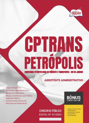 Apostila CPTrans Petrópolis - RJ - Assistente Administrativo