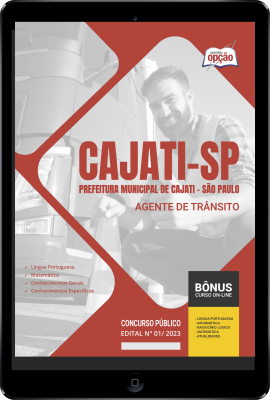 Apostila Prefeitura de Cajati - SP em PDF - Agente de Trânsito