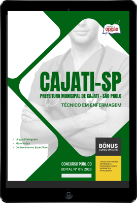 Apostila Prefeitura de Cajati - SP em PDF - Técnico em Enfermagem