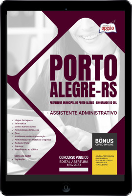 Apostila Prefeitura de Porto Alegre - RS em PDF - Assistente Administrativo