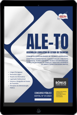 Apostila ALE-TO em PDF - Comum às Especialidades de Técnico Legislativo