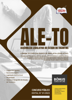 Apostila ALE-TO - Comum às Especialidades de Analista Legislativo