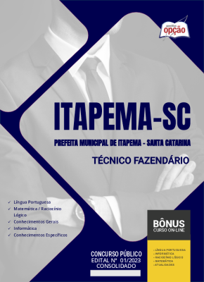 Apostila Prefeitura de Itapema - SC - Técnico Fazendário