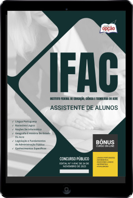 Apostila IFAC em PDF - Assistente de Alunos