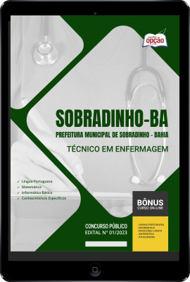 Apostila Prefeitura de Sobradinho - BA em PDF - Técnico em Enfermagem