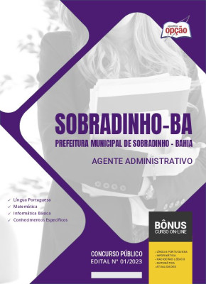 Apostila Prefeitura de Sobradinho - BA - Agente Administrativo