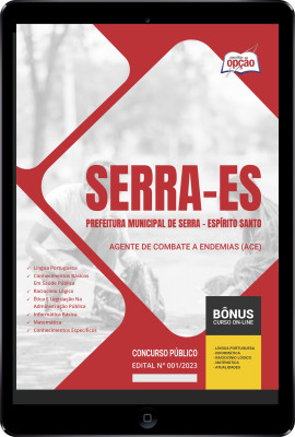 Apostila Prefeitura de Serra - ES em PDF - Agente de Combate a Endemias (ACE)